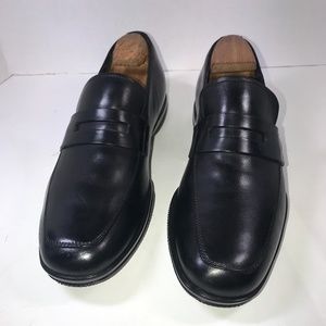 Prada Men's Black Leather Slip-ons Sz 6.5